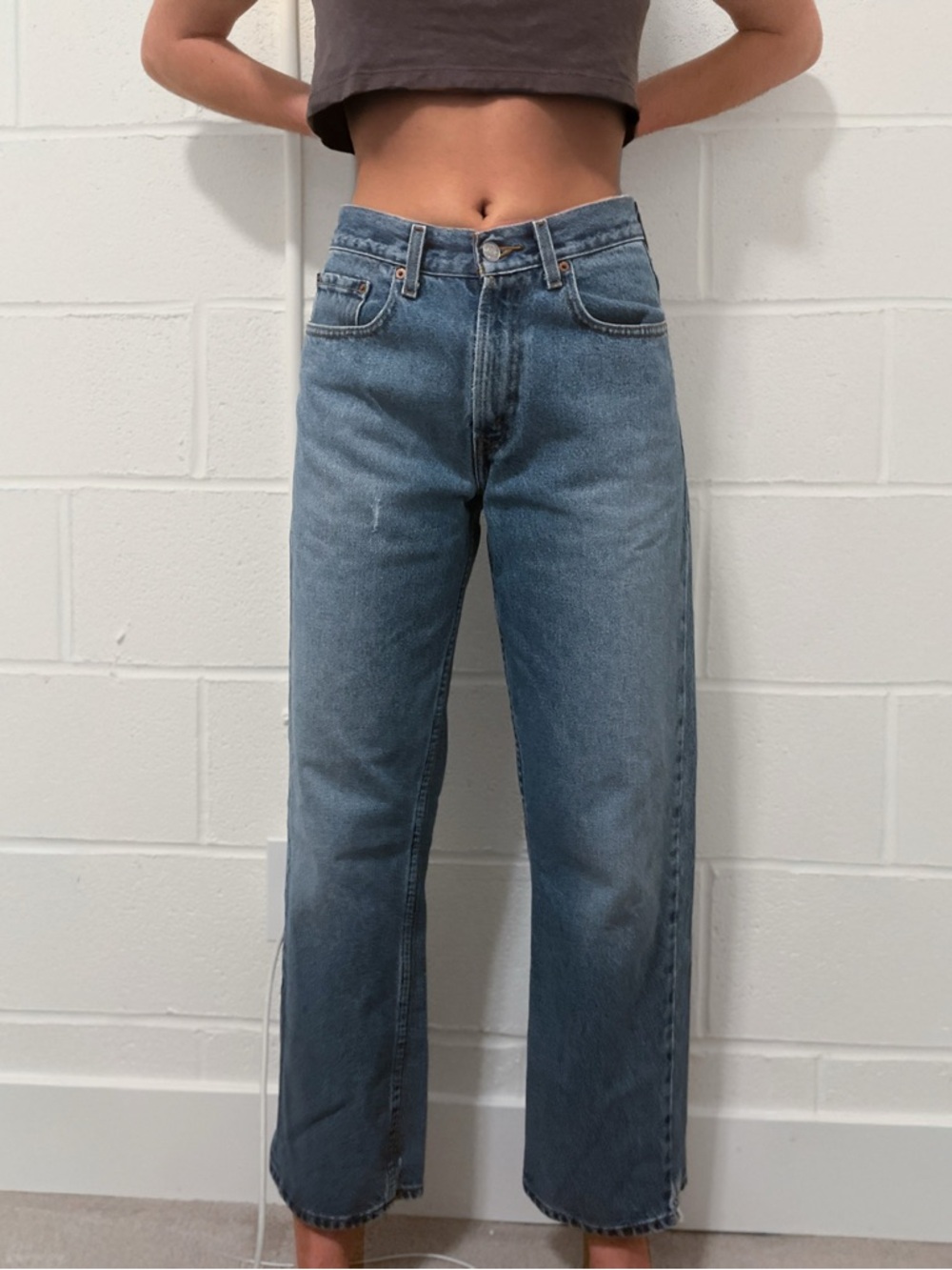 Vintage Levi’s 569 Loose Straight Jeans High Rise Medium Wash Y2K 90s